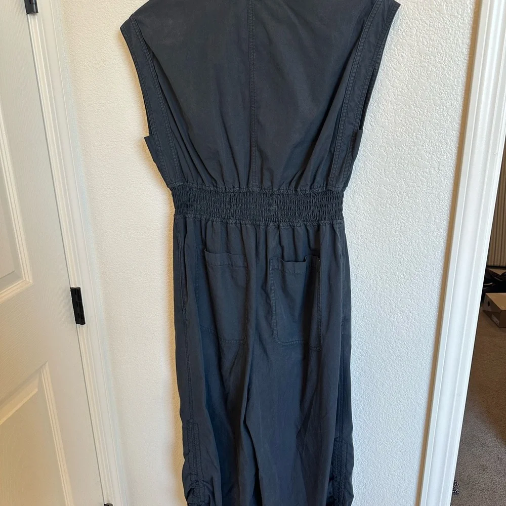 Anthropologie Navy Jumpsuit - Picture 5 of 10
